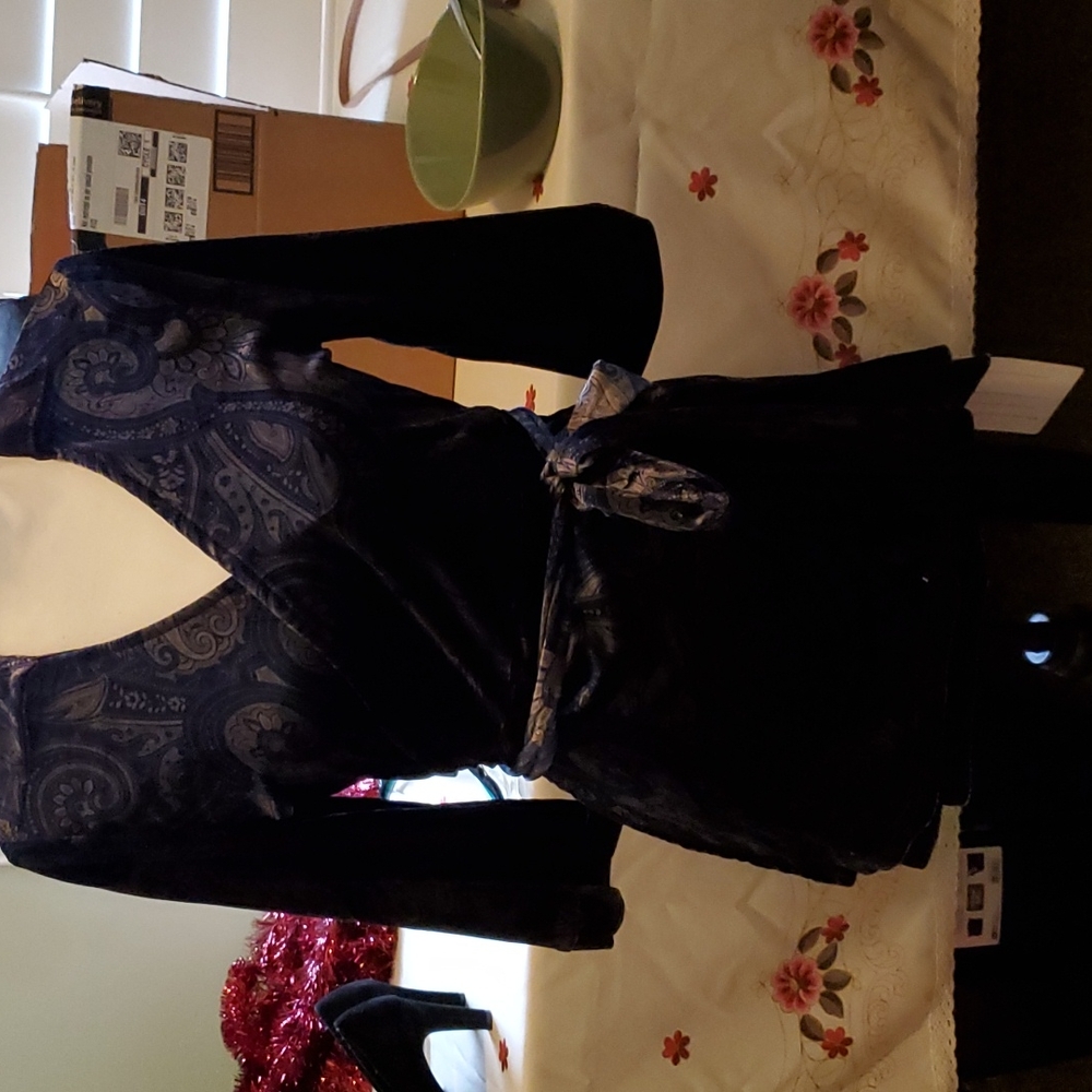 Velvet blouse